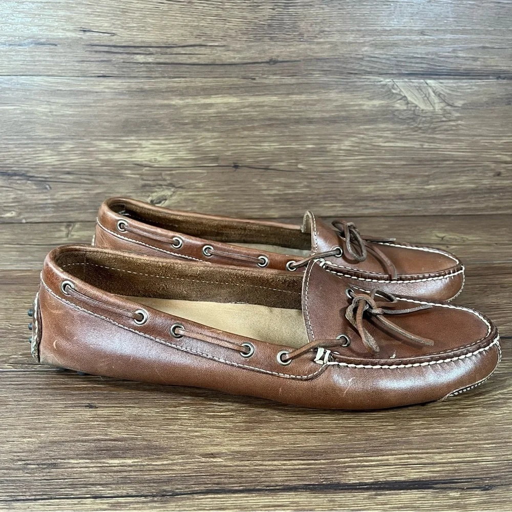 Cole Haan Gunnison Brown Leather Slip-On Driving Mocs Loafers Men’s Size 11.5 - Picture 8 of 8